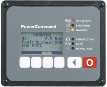 Genset controller PC 1.1 The PowerCommand 1.1 control is a microprocessor based generator set monitoring control system.