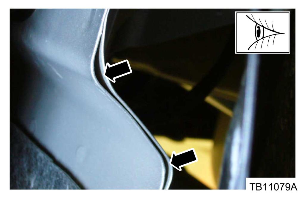 8. Remove the right and left rear quarter panel splash shields. Refer to WSM, Section 501-08. 9.