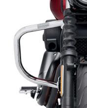 CENTER STAND Lifting your bike upright and off the side stand is ideal for cleaning and servicing and reduces the space required for parking handy where