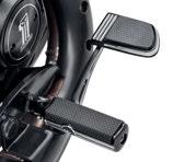 50600182 Brake Pedal Pad. 33600100 Shifter Peg. D. BURST COLLECTION FOOT CONTROLS Split with tradition. The Burst Collection takes your ride in a new hard-edged direction.