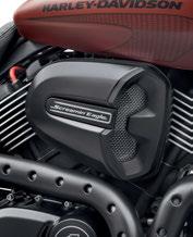 46 STREET A. SCREAMIN EAGLE PERFORMANCE AIR CLEANER KIT STREET ROD This kit provides a freer breathing capability to pump-up the power of your EFI-equipped motorcycle.