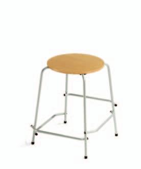 com Solo Four-legged stool as seat and stand-at