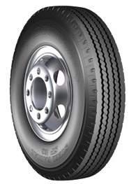 SP 163 A 5-rib tyre designed for low platform trailer use.
