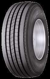 25R15 18 143/141 J TT 846 236 6.5 12.3 SP 261 Wide base tyre for long haul, highway operations.