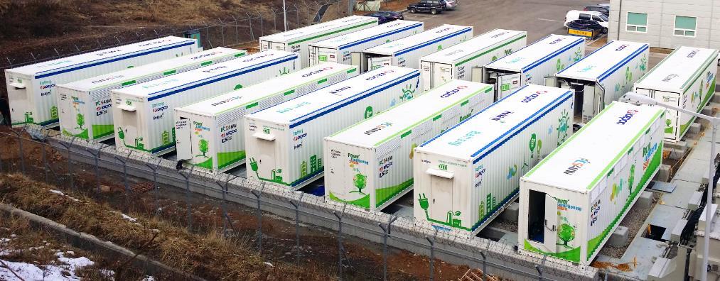KEPCO Frequency Regulation Project West Ansung FR Project System: 16MW/5MWh Battery Type: Kokam LTO Operation: Since 2014~ Remark: The largest project in Korea for Frequency Regulation Application.