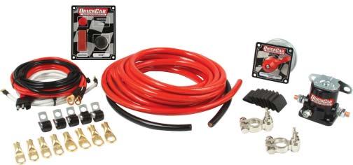Premium 4-Gauge Wiring Kit 50-232 Premium 4-gauge wiring kit includes the 50-020 ignition control panel, 4 AWG battery cable, wiring harness, 55-009 master disconnect switch,