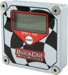 Designed for in-dash mounting, tachometer includes a silver dial face with bright red pointer, and includes a remote