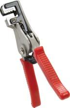 Crimps to a wide variety of electrical terminals including insulated,