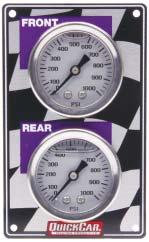 Brake Bias Gauge Panels Brake bias gauge panels are fitted with two 1-1/2"