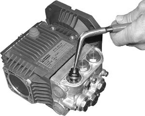 Valve Assembly: 1. Install the valve seat O-ring squarely into the bottom of the manifold. (See Figure 7) 2.
