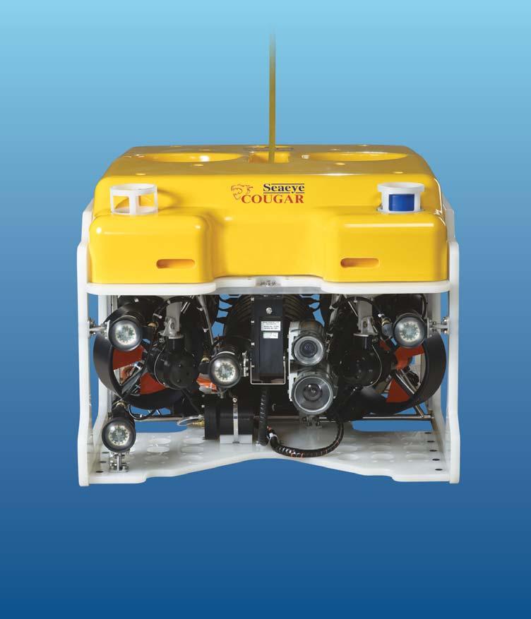 SEAEYE COUGAR-XT The Seaeye Cougar-XT is a compact, highly flexible and extremely powerful electric ROV with working depths of 2000 metres.