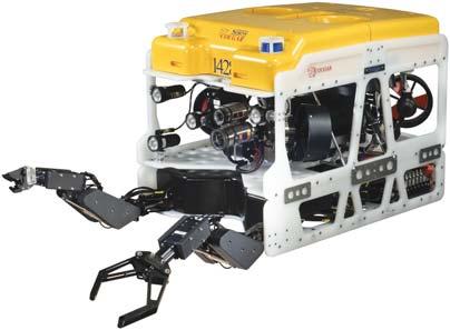 COUGAR IN A BOX A self-contained configuration including a control area, a 600m winch and the ROV in