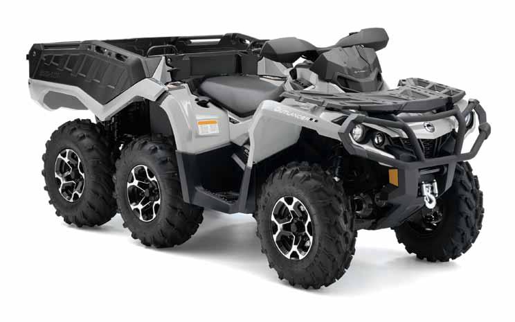 2015 Can-Am Outlander 650 6x6 XT The all-new 2015 Can-Am Outlander 650 6x6 XT, like the larger 1000 6x6, comes to the North American Can-Am ATV lineup this season.
