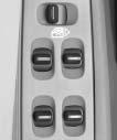 Power Windows Use the switches on the driver s door armrest to operate each of the windows. Push the switch rearward or forward to open or close the window.