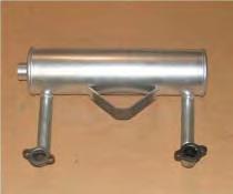 5 Mufflers This muffler fits the twin cylinder Briggs and