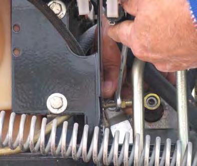 21 Lengthen Lower Linkage 22 Check Alignment on Linkage Arm Lengthen the lower linkage two turns to slow