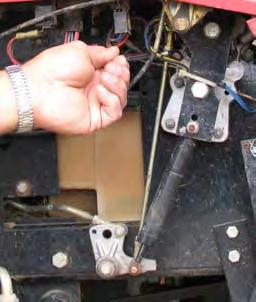 linkage rod to the swivel linkage disk