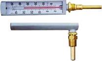2.5 GLASS THERMOMETER The ordinary glass thermometer is also a complete system. Again the bulb is the sensor but the column of liquid and the scale on the glass is the processor and indicator.