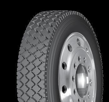 A745 WIDE BASE ON/OFF-HIGHWAY MIXED SERVICE Innovative open shoulder tread design provides enhanced traction in multiple applications Enhanced siping provides traction and fights irregular wear