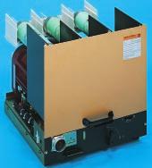 ixed version: The contactor with the control auxiliaries is mounted on a fixed cradle.