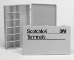 Scotchlok Plastic Terminal Box (mpty) This is a plastic organizing box for terminals. It is divided into 13 compartments, including one size to hold a crimping tool. Order contents separately.