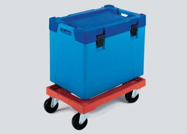 Wt:.5 Kg/5. lbs., Colour: blue Dolly for insulated container refs. ISO, ISO4, ISO5 and ISO04 (see p.0).