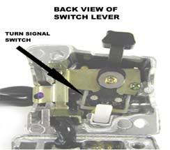 Lever Activated Dual-Pole Switch: (Chrome Covered) This is the most commonly found internal switch.