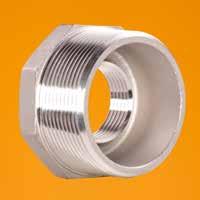 Hexagon reducing bushings stainless SW L INCH Nominal diameter L SW 1.4408 kg/pce.