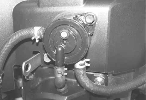 Fuel Pump General pumping action is created by the oscillation of positive and negative pressures within the crankcase. This a rubber hose connected between the pump and crankcase.