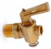 71000 1/8 71002 1/4 External Seal Drain Cock Ground Plug Shutoff Cocks feature brass