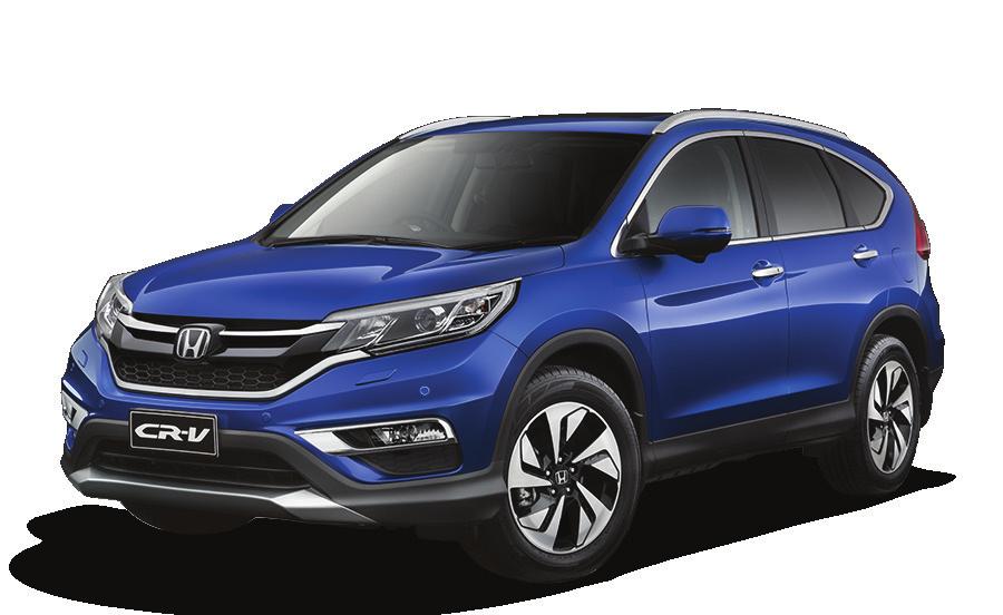 CRV 4WD SPORT NT COLOUR AVAILABILITY Additional features over the CRV S: