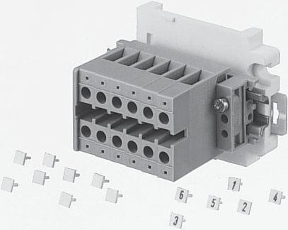 GHG43 Series Control Stations Terminal Blocks and Potentiometers Technical Data Terminal Blocks Terminal block for easy field connections Base mounting Type of Protection Certificate of Conformity