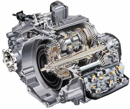 Automatic Transmission 6-Speed Direct Shift Gearbox (DSG) 02E The 02E 6-speed gearbox combines the advantages of a manual transmission with those of an automatic transmission: Manual: High efficiency