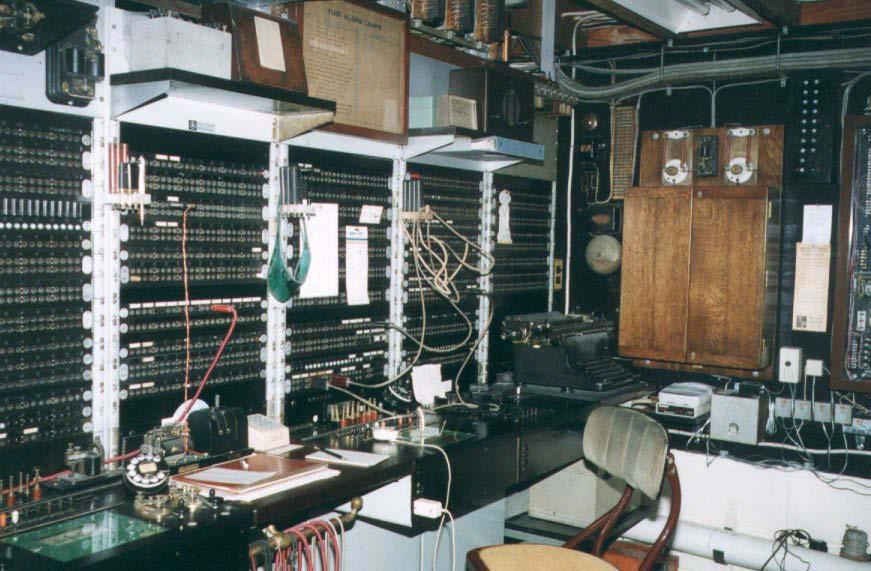 How we got where we are Then (1843-1955) Electronic equipment