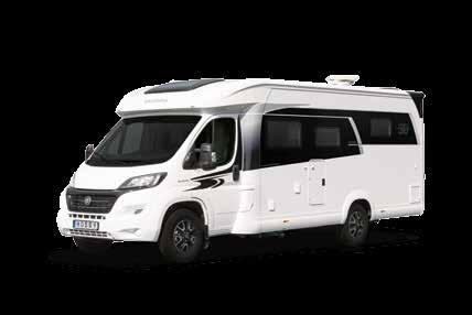 DYNAMIC DESIGN LANGUAGE MODELS The Hobby Anniversary Edition is a real eye-catcher: the dynamic outside design with the anniversary logo gives the motorhome an individual note.