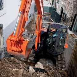 Powerful efficiency Hitachi ZAXIS excavators are renowned for their reliable and powerful perforance, and the new ZAXIS 85USB is no exception.
