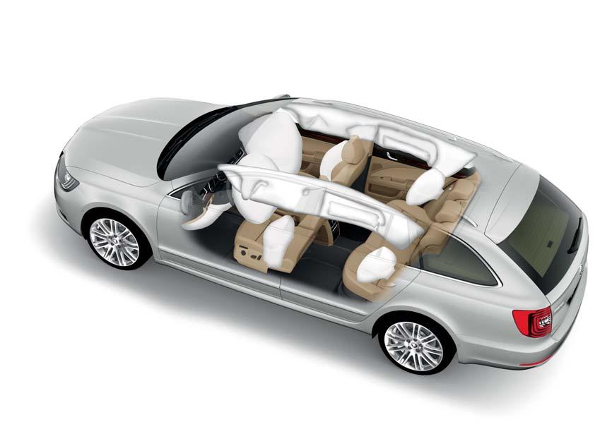In all Superb models, you can rely on outstanding safety equipment with state-of-the-art technology.