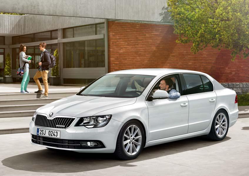 Because tomorrow starts today: ŠKODA Superb GreenLine. ŠKODA GreenFuture forms an integral part of our corporate philosophy.