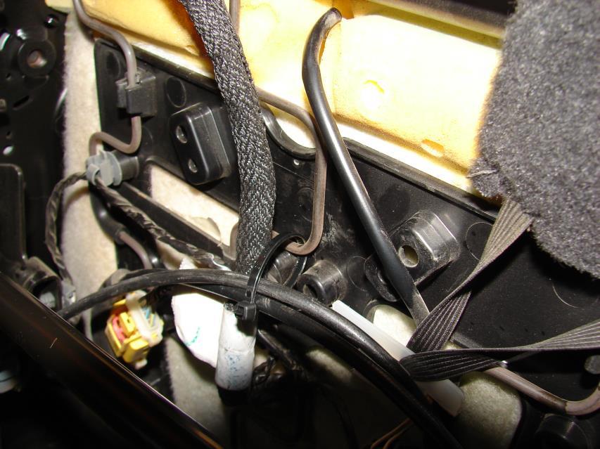 The cables need to be free to move as the seat is adjusted.