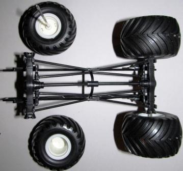 PIC 9 Slide an axle into each