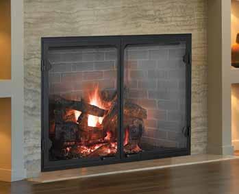 42" and 36" - Clean face design enables finishing materials to be applied up to firebox opening - Can be installed flush with floor or on a raised hearth