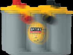 OPTIMA batteries have over 15 times more vibration resistance than traditional batteries due to patented Spiralcell Technology.