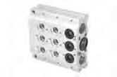 > Series 3 valves and solenoid valves Initial / final Module with three positions - Mod. CNVL-.