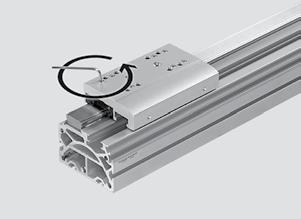The slide of the EGC50 must not be disassembled, as the roller carriages and slide are supplied as one module for this axis. 2. Unscrew the socket head screws in the slide. 3.