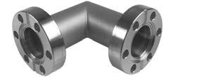 CF Fittings CF Elbows 90 fixed flanges rotatable flanges In-line bolt holes (straddled bolt holes on request) Fixed flanges 2