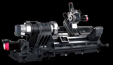 ) 2m (L) 2-axis M Y 2-axis M Y A 12 - - B 15 - - C 21 - - A 15 - B 21 - C Big Bore - - - Machining area The largest work envelop in its class with maximum turning diameter of Ø650 mm and maximum