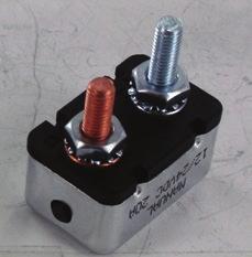 Circuit Breakers Circuit Breakers (Stud Terminal) Universal 2 x #10-32 Stud Terminals Conforms to SAE J553 Temperature Ratings: Operating: -23 C (-9 F) to 65 C (149 F) Storage: -29 C (-20
