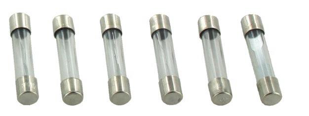 Supplied) Nylon fuse holders for glass tube fuses. Designed for all 6 & 12 Volt systems.