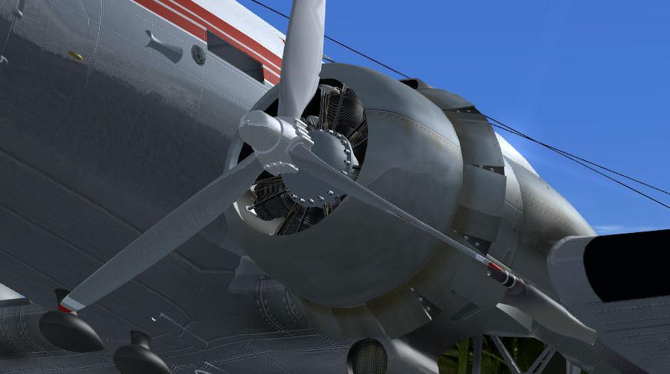 The DC-3 was also powered by the more powerful Pratt & Whitney Twin Wasp 14-cylinder radial engine the same power plant that was perfected in the majority