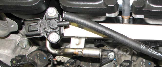 Reconnect the fuel pressure sensor to the main wiring harness.